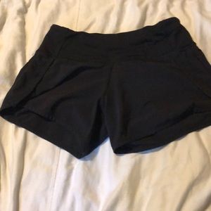 Black Lululemon Running Shorts